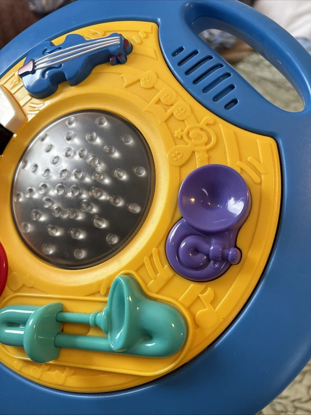 Fisher Price Intelli-Table Interactive Toy Lights Sounds 1999 - Tested Works